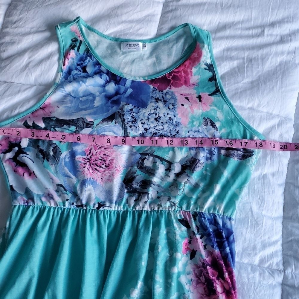 Ours Floral Sleeveless Dress With Pockets Large - Picture 8 of 10